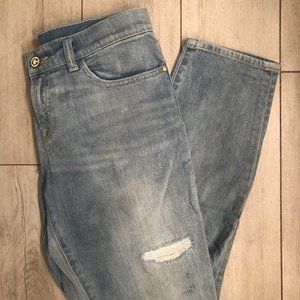 C. Wonder Light Blue Skinny Crop Jeans